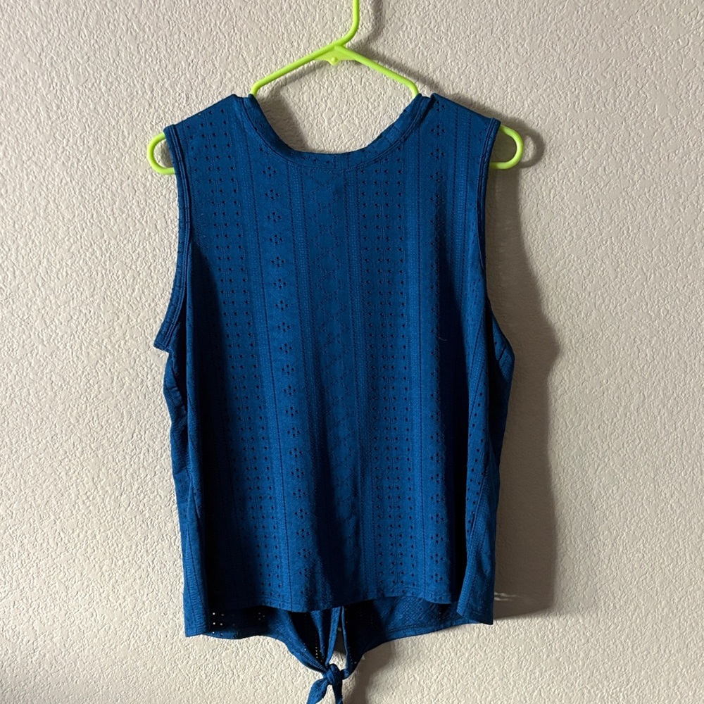 Ariat Blue Sleeveless Tank Top